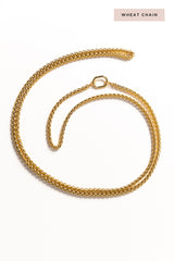Gold Wheat Chain Bag Strap