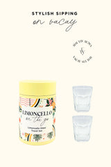 Limoncello Glass Travel Set