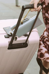 Personalised Leather Luggage Tag Black