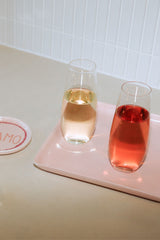 Stemless Crystal Prosecco Travel Glass - Twin Pack