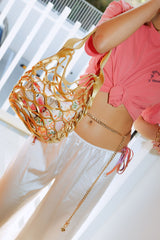 The Goldie Curb Chain Belt