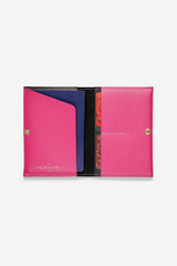 Women's Leather Passport Cover Paradise Pink