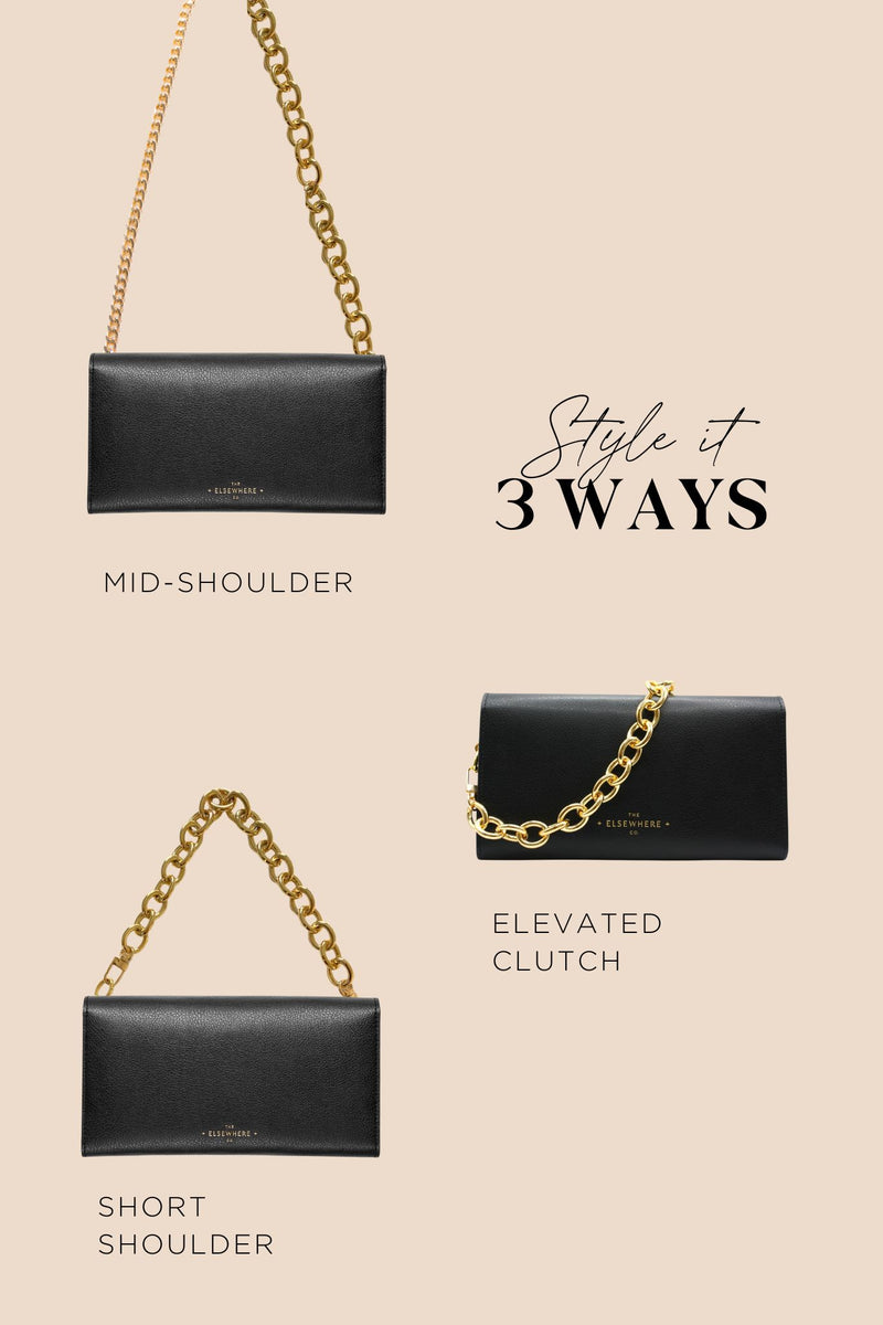 Gold Chunky Chain Bag Strap – The Elsewhere  - The Elsewhere Co