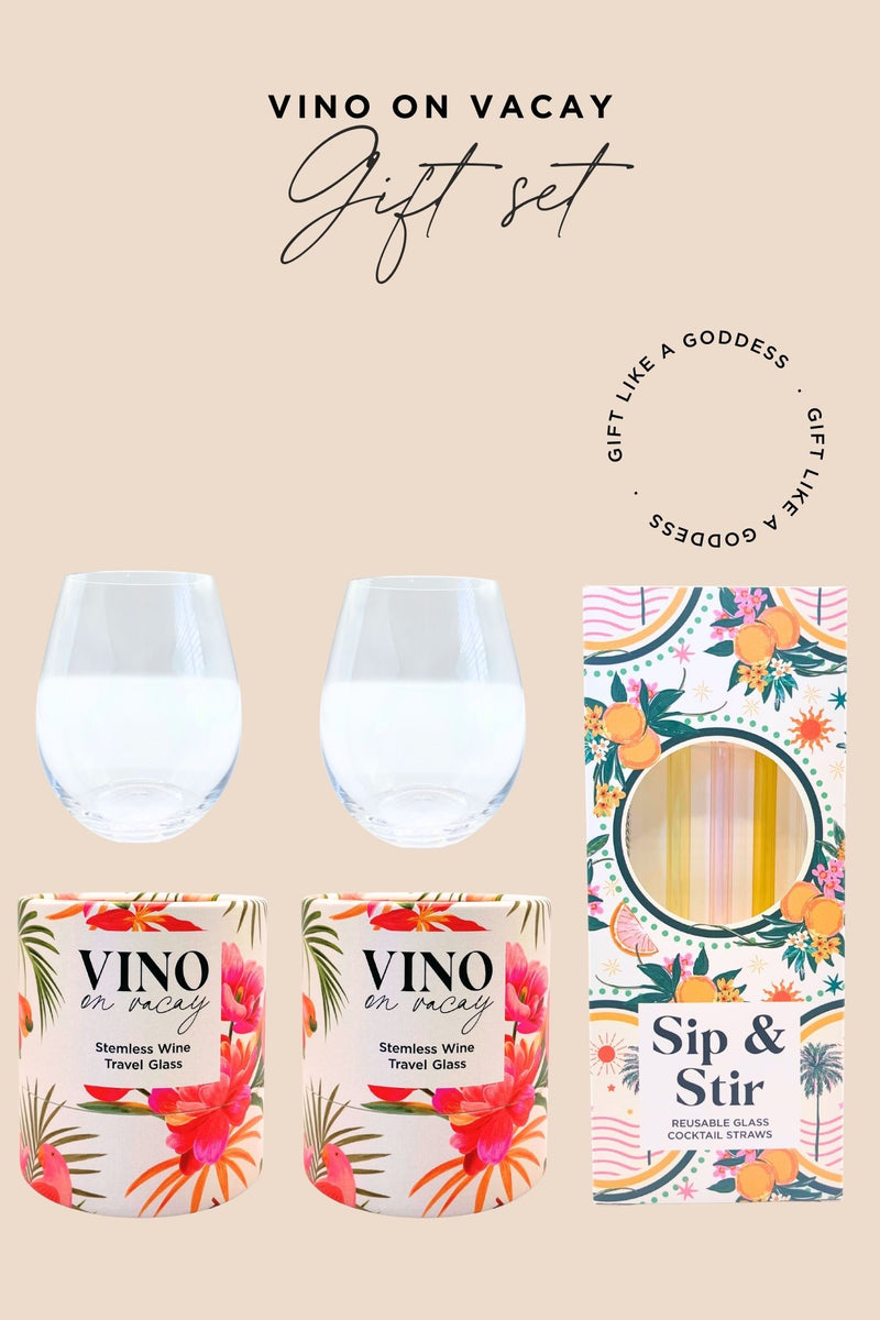 Crystal Vino on Vacay Spritz Gift Set