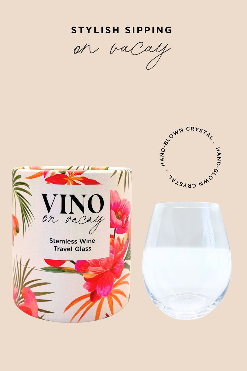 Crystal Stemless Wine Travel Glass