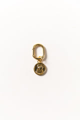 Gold Zodiac Bag Charm Aquarius