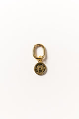 Gold Zodiac Bag Charm Cancer