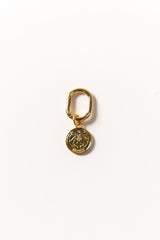 Gold Zodiac Bag Charm Gemini