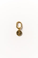 Gold Zodiac Bag Charm Virgo