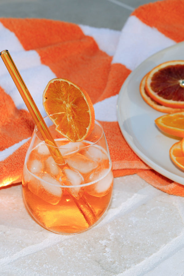 Sip & Stir Glass Cocktail Straws