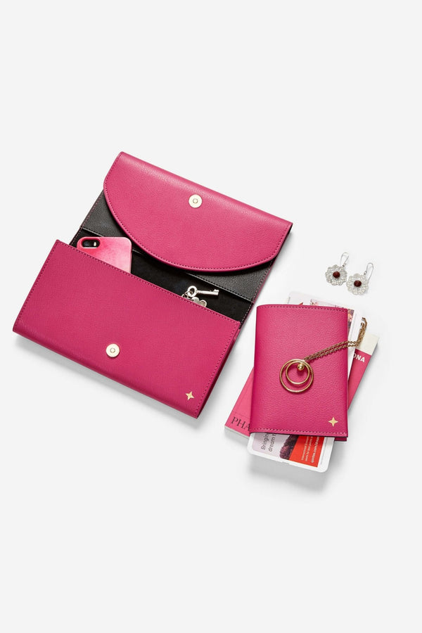 The Essentials Travel Wallet Set - Paradise Pink