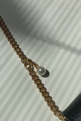 Pearl Drop Wallet Chain Strap