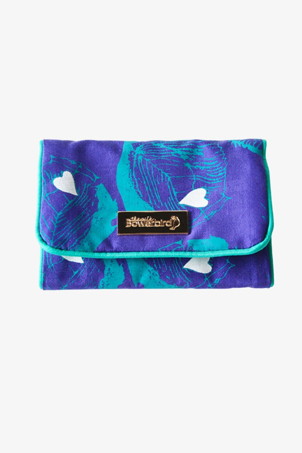 Compact Silk Jewellery Wallet Blue (ARCHIVE)