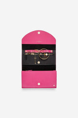 Leather Women's Wallet with Jewellery Storage - Paradise Pink